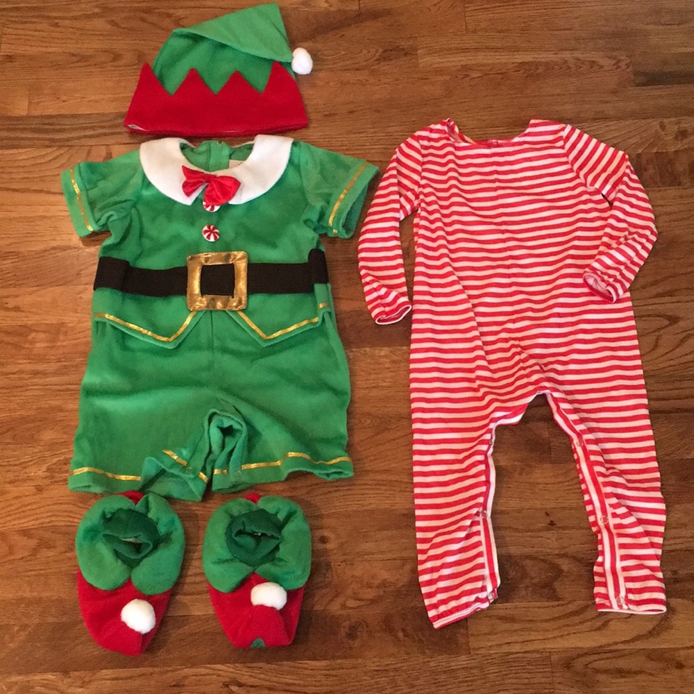 Santa’s Lil’ Elf Costume, L (18-24 Months) NWOT